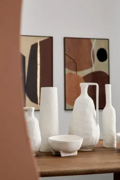 Bizzotto BOTTIGLIA DECORATIVA HISAR BIANCO H23