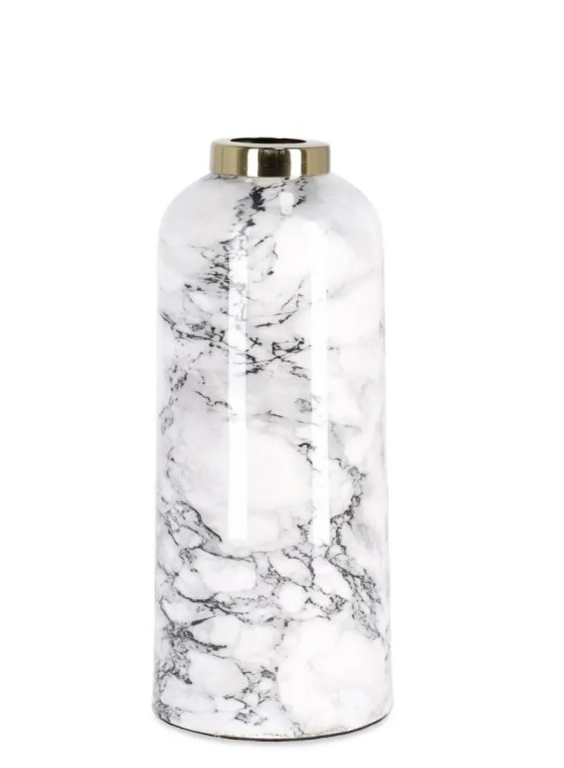 Clearance Bizzotto BOTTIGLIA DECORATIVA MARSHA BIANCO H20