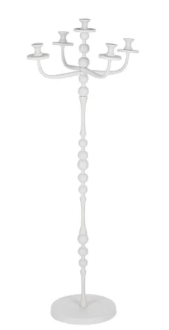 Sale Bizzotto CANDELABRO RIDHI 5FUOCHI BIANCO H123