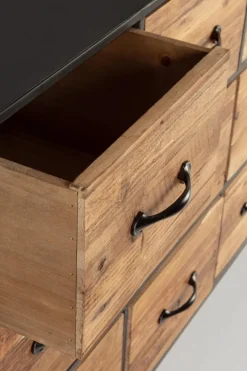 Discount Bizzotto CASSETTIERA 12C MINDIL C-RUOTE H95,5