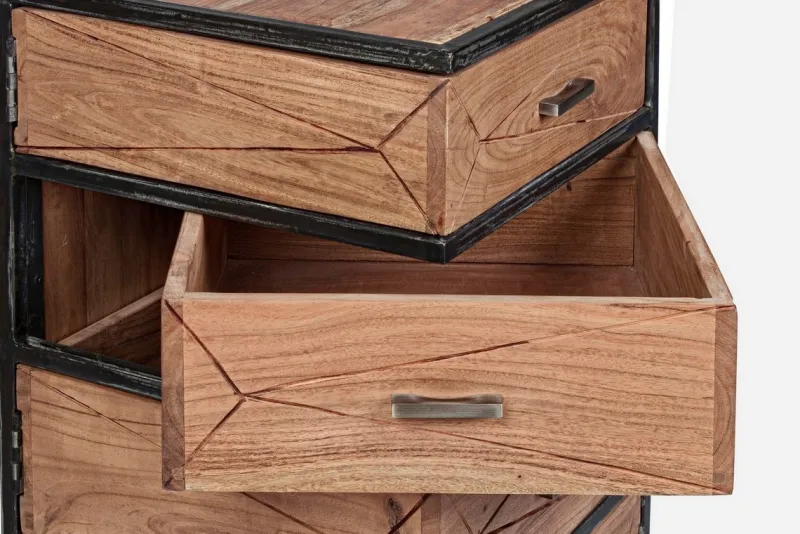 New Bizzotto CASSETTIERA IN LEGNO - EGON