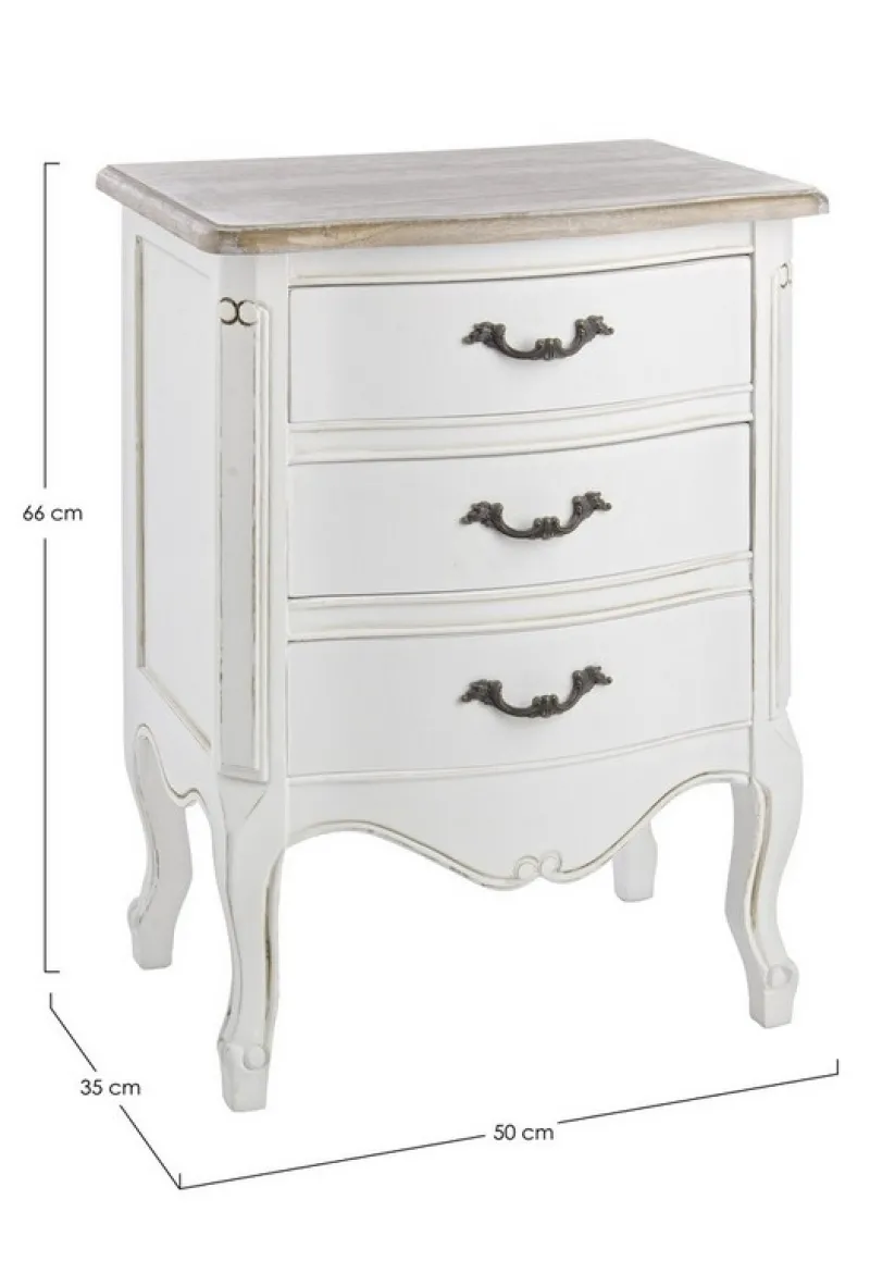 Clearance Bizzotto CASSETTIERA IN LEGNO - JUSTINE