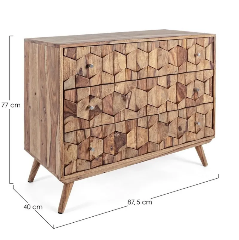 New Bizzotto CASSETTIERA IN LEGNO - KANT