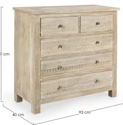 Best Bizzotto CASSETTIERA IN LEGNO - MAYRA