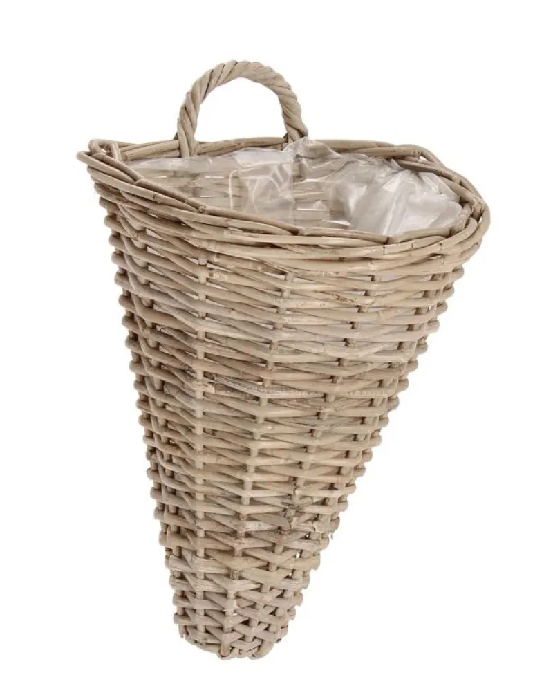 Online Bizzotto CESTA 1M RANDY CONO GRIGIO H38