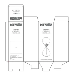 Outlet Bizzotto CLESSIDRA KRONOS TRASPARENTE-MARRONE H29