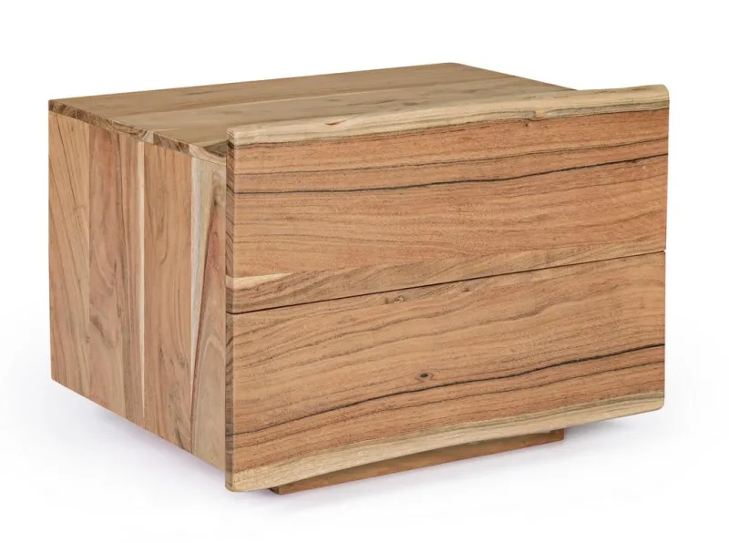 Outlet Bizzotto COMODINO IN LEGNO - ARON