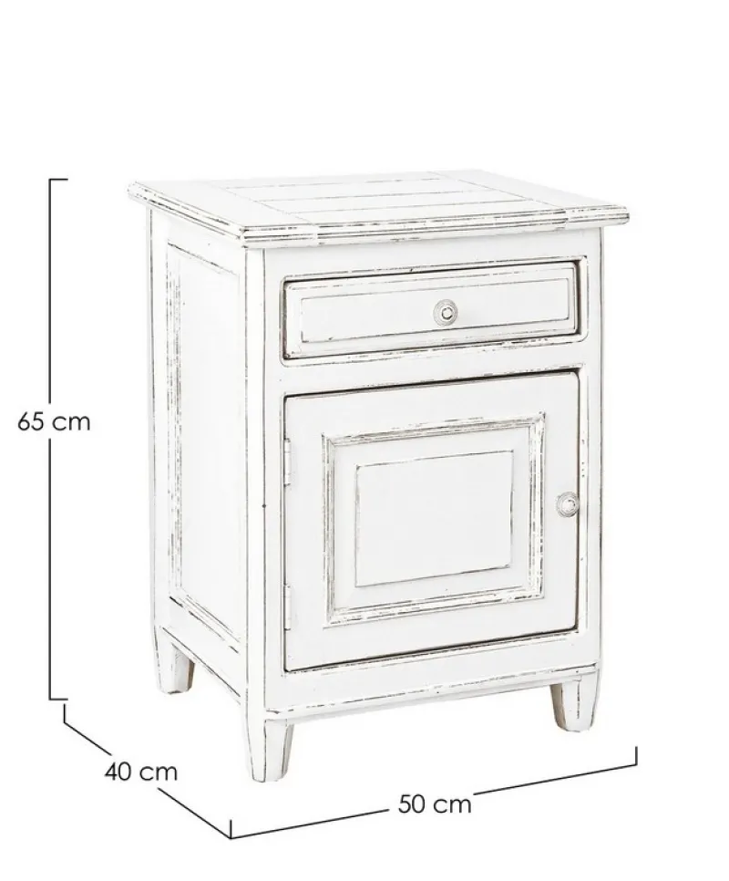 Clearance Bizzotto COMODINO IN LEGNO - COLETTE