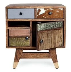 Hot Bizzotto COMODINO IN LEGNO - DHAVAL