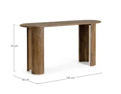 New Bizzotto CONSOLLE IN LEGNO BROWN - ORLANDO