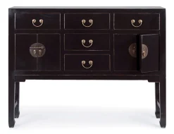 Bizzotto CONSOLLE IN LEGNO NERO - JINAN