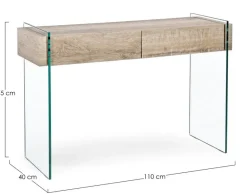 Bizzotto CONSOLLE IN VETRO - KENYA