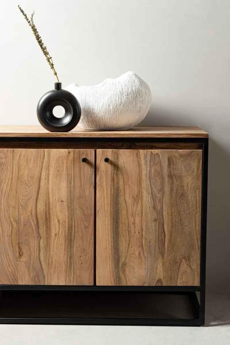 Discount Bizzotto CREDENZA 4 ANTE IN LEGNO SHEESHAM - NARTAN