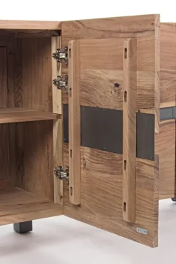 Clearance Bizzotto CREDENZA IN LEGNO 4 ANTE - ARON