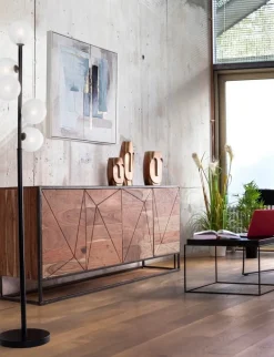 New Bizzotto CREDENZA IN LEGNO 4 ANTE - EGON
