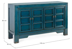 Bizzotto CREDENZA IN LEGNO BLU - JINAN