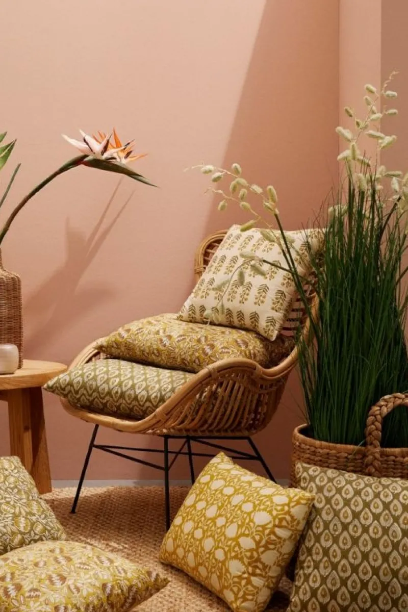 New Bizzotto CUSCINO CHAMBERY OCRA C-FIORE AVO 40X60