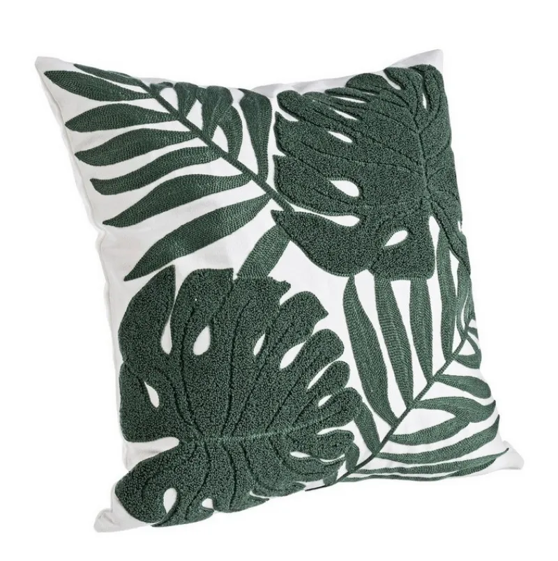 Sale Bizzotto CUSCINO CON RICAMO FOGLIE 45X45