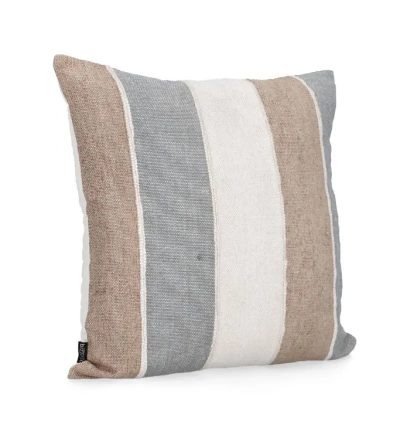 Outlet Bizzotto CUSCINO GANGA CREMA NATURALE BLU 50X50