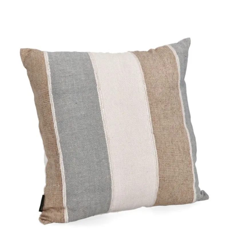 Outlet Bizzotto CUSCINO GANGA CREMA NATURALE BLU 45X45