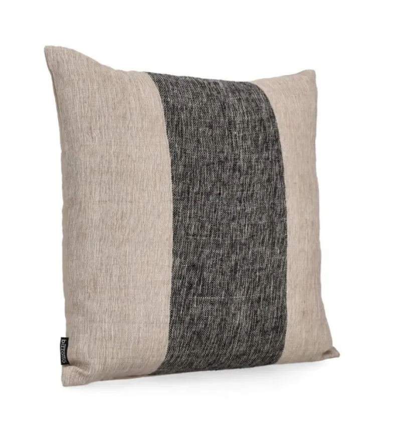 Outlet Bizzotto CUSCINO MANPUR NERO NATURALE 50X50