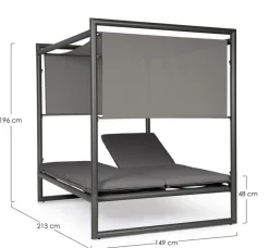 Hot Bizzotto DAYBED KONNOR ANTRACITE CX23