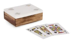 Sale Bizzotto DECORAZIONE CARTE FORTUNE BIANC 11,3X8,3