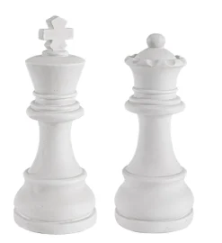 Bizzotto DECORAZIONE CHESS RE-REGINA BIANCO ASS2