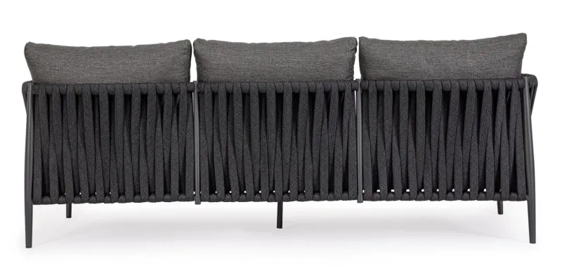 Bizzotto DIVANO 3 POSTI ANTRACITE WG21- JACINTA