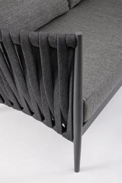 Bizzotto DIVANO 3 POSTI ANTRACITE WG21- JACINTA