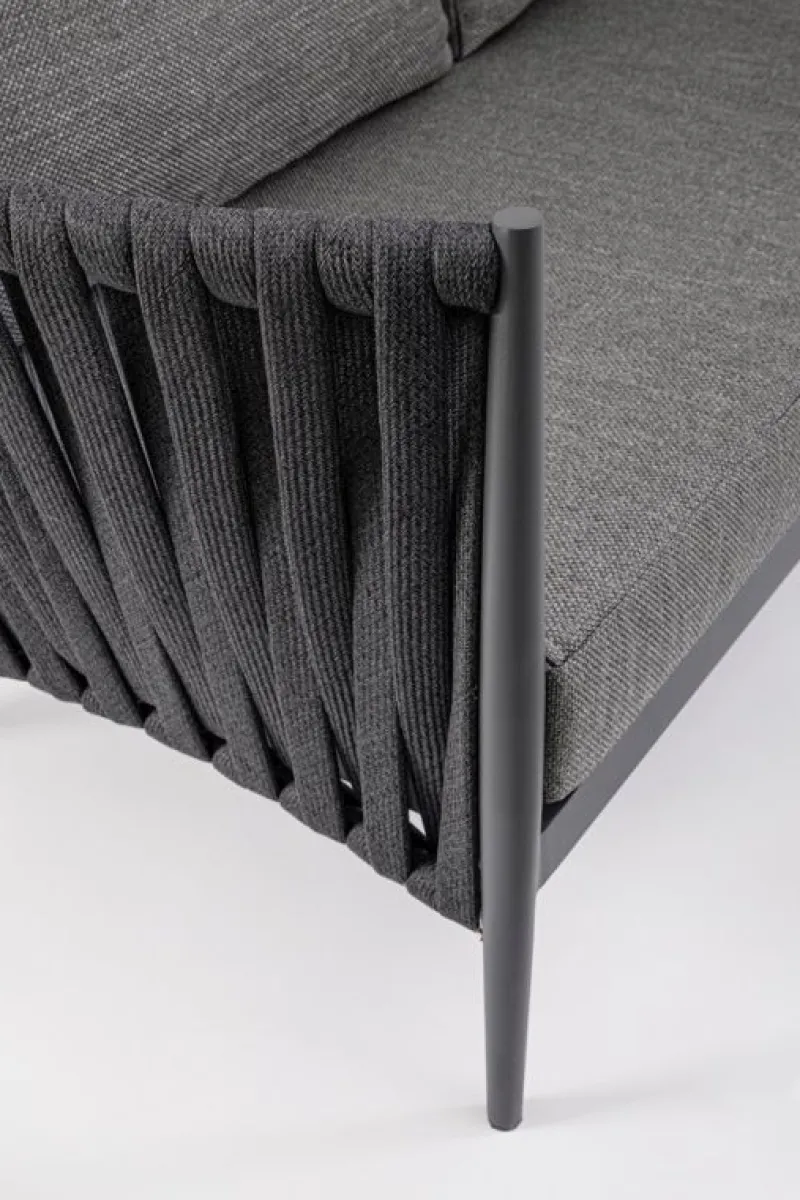 Bizzotto DIVANO 3 POSTI ANTRACITE WG21- JACINTA