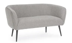 Online Bizzotto DIVANO 2 POSTI EFFETTO BOUCLE' GRIGIO - AVRIL