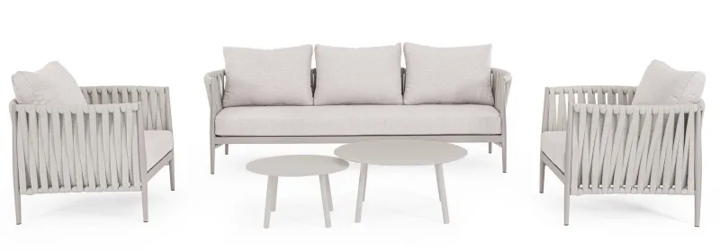 Outlet Bizzotto DIVANO 3 POSTI MOON WG24 - JACINTA