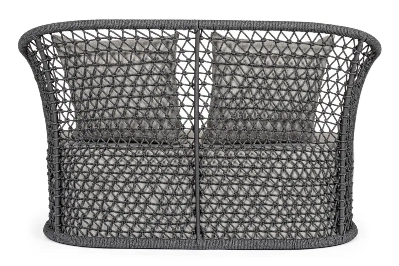 Discount Bizzotto DIVANO CON CUSCINI ANTRACITE - CUYEN