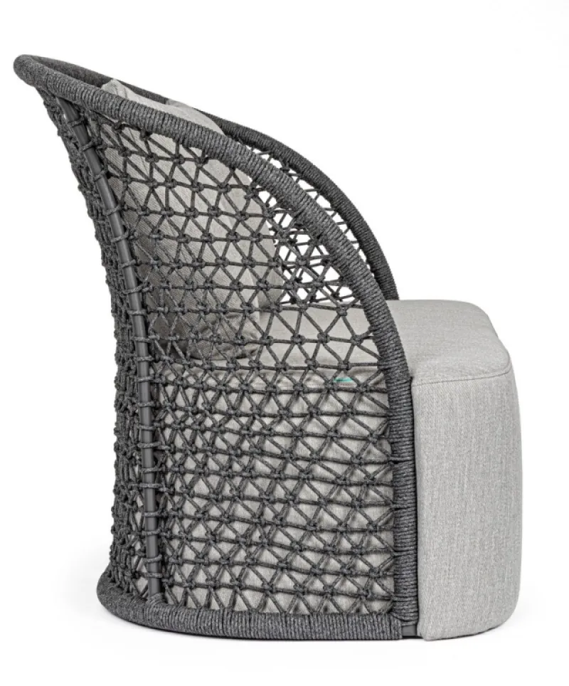 Discount Bizzotto DIVANO CON CUSCINI ANTRACITE - CUYEN