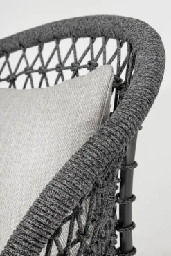 Discount Bizzotto DIVANO CON CUSCINI ANTRACITE - CUYEN