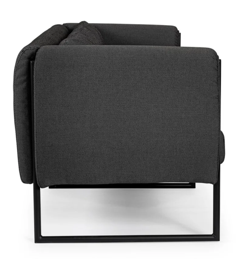 Clearance Bizzotto DIVANO IN ALLUMINIO ANTRACITE- PIXEL