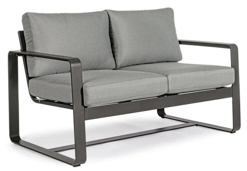 Clearance Bizzotto DIVANO IN ALLUMINIO ANTRACITE YK13 - MERRIGAN