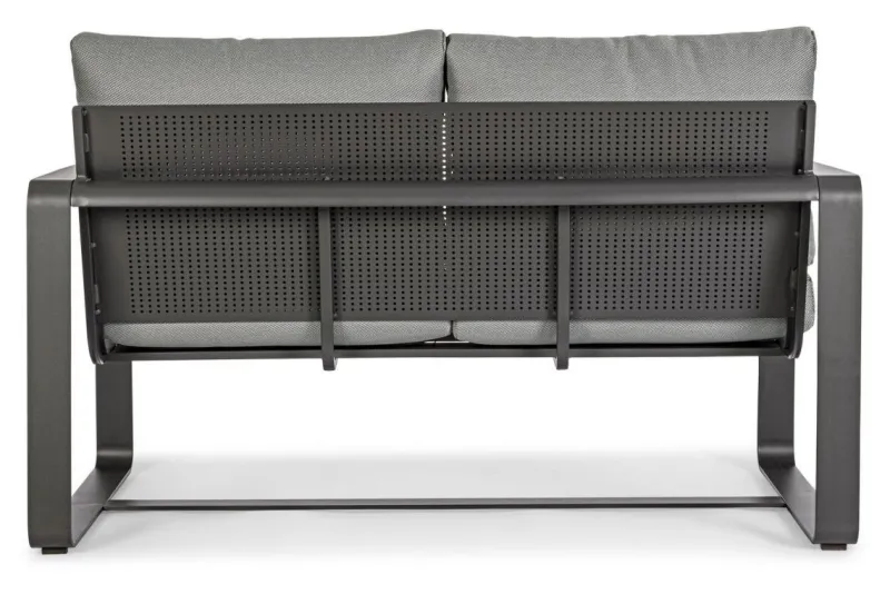Clearance Bizzotto DIVANO IN ALLUMINIO ANTRACITE YK13 - MERRIGAN