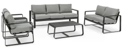 Clearance Bizzotto DIVANO IN ALLUMINIO ANTRACITE YK13 - MERRIGAN