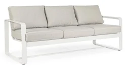 Outlet Bizzotto DIVANO IN ALLUMINIO BIANCO YK11 - MERRIGAN