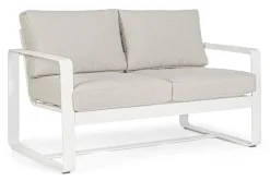 Sale Bizzotto DIVANO IN ALLUMINIO BIANCO YK11 - MERRIGAN