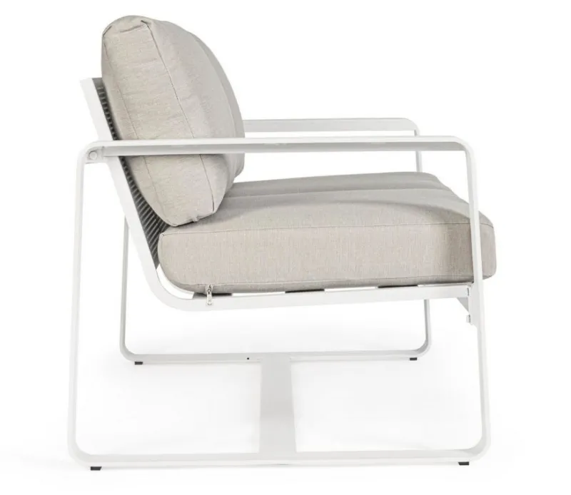 Sale Bizzotto DIVANO IN ALLUMINIO BIANCO YK11 - MERRIGAN