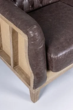 Outlet Bizzotto DIVANO IN ECOPELLE - RAYMOND