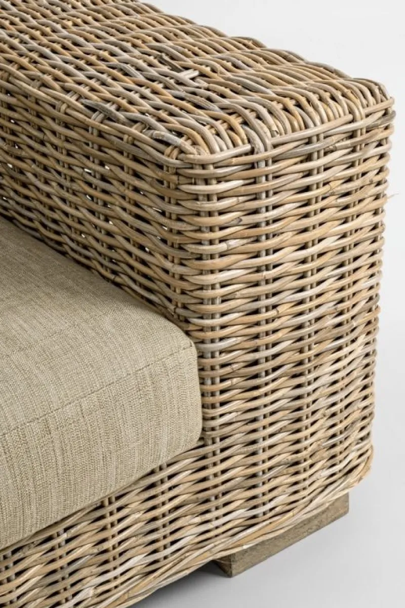 Best Bizzotto DIVANO IN FIBRE NATURALI 4 POSTI - LEANDRO