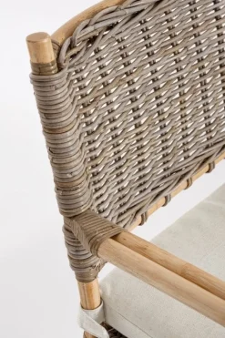 Outlet Bizzotto DIVANO IN FIBRE NATURALI CON CUSCINI - TARIFA