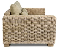 Sale Bizzotto DIVANO IN FIBRE NATURALI 3 POSTI - LEANDRO