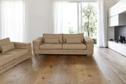 Sale Bizzotto DIVANO IN FIBRE NATURALI 3 POSTI - LEANDRO