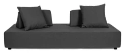 Hot Bizzotto DIVANO IN TESSUTO PER ESTERNO ANTRACITE - PIPER
