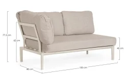 Online Bizzotto DIVANO 2P ANGOLARE C-C GERALD PELICAN